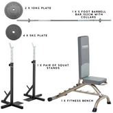 York Fitness Home Squat Set